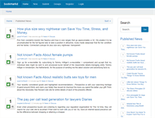 Tablet Screenshot of bookmarkd.net